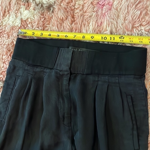 Yigal Azrouel Black Pleated Ankle Pant - Picture 12 of 14